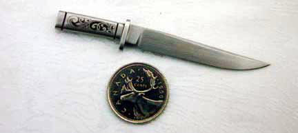 Brian Lyttle Custom Knifemaker: Miniature Knives - Bowie