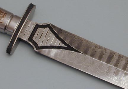 Brian Lyttle Daggers: View of guard and blade