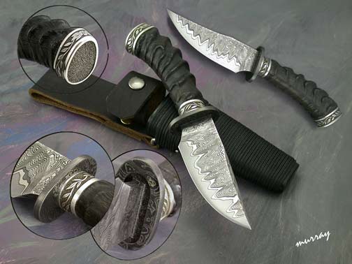 Brian Lyttle Custom Knifemaker: San-Mai Damascus Steel Knives