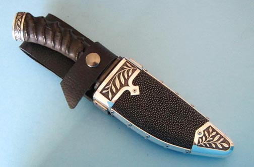 Brian Lyttle Custom Knifemaker: San-Mai Damascus Steel Knives