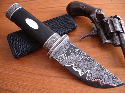 Brian Lyttle Custom Knifemaker: San-Mai Damascus Steel Knives