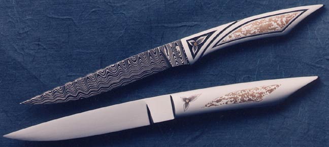 Brian Lyttle: Enlarged view of two dress knives