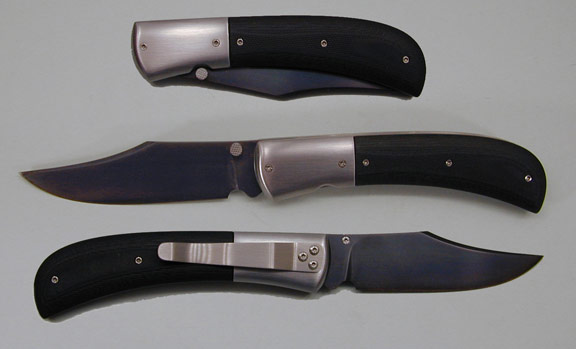 Brian Lyttle Custom Knifemaker: Basic Liner Lock version of "The Edge" knife 