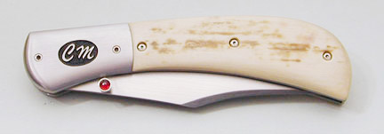 Brian Lyttle Custom Knifemaker: Liner Lock version of "The Edge" folder (closed)