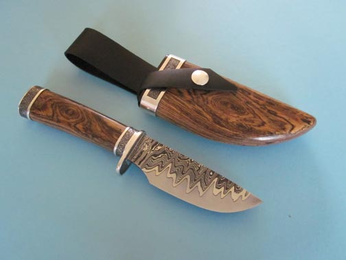 Brian Lyttle Custom Knifemaker: San-Mai Damascus Steel Knives