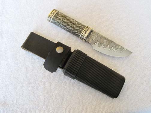 Brian Lyttle Custom Knifemaker: San-Mai Damascus Steel Knives