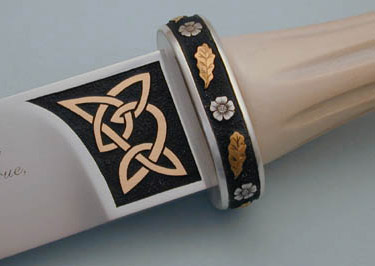 Brian Lyttle Custom Knifemaker: Dirk - Guard and Ricasso