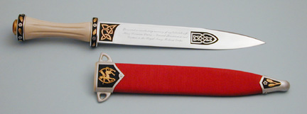 Brian Lyttle Custom Knifemaker: Dirk and Sheath