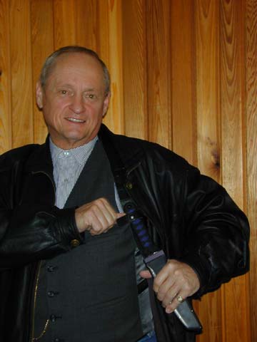 Brian Lyttle Custom Knifemaker: Tanto; jacket open