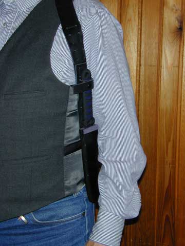 Brian Lyttle Custom Knifemaker: Tanto; jacket off