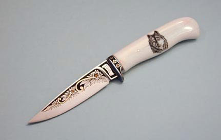 Brian Lyttle Custom Knifemaker: Hunting Knives (Click on photo to view knife with sheath)